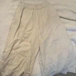 Not perfect linen white pants
